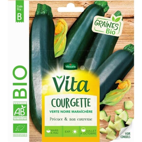 Vita vilmorin courgette maraichere bio