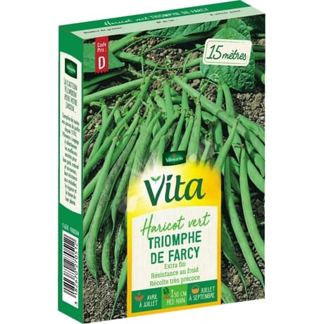 Vita Vilmorin haricot triomphe farcy