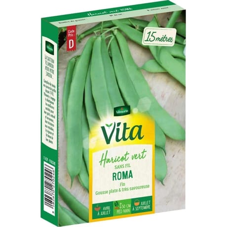 Vita Vilmorin haricot roma plat