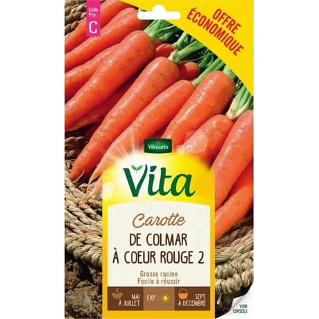 Vita Vilmorin carotte de colmar 2 eco