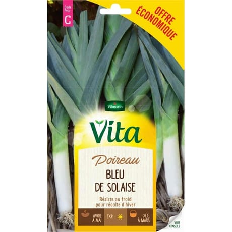 Vita Vilmorin poireau bleu solaise eco