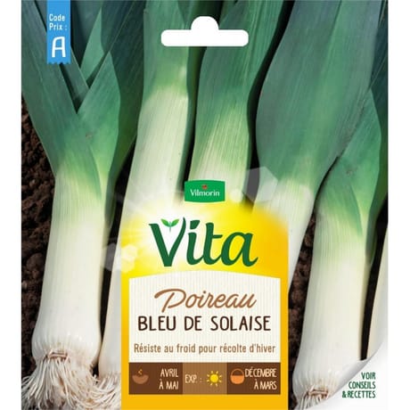 Vita Vilmorin poireau bleu solaise