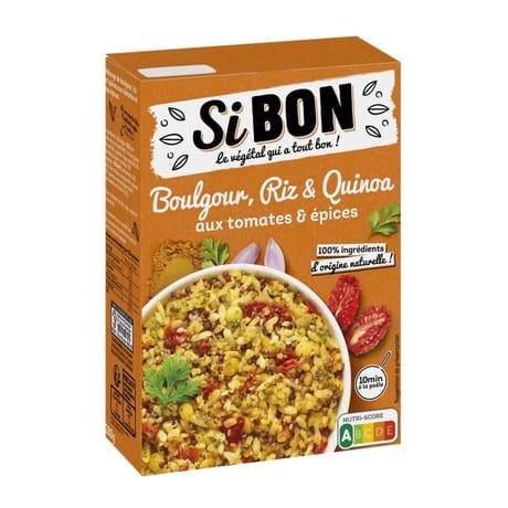 Si bon boulgour, riz & quinoa aux tomates & épices 280g