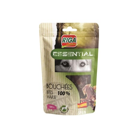 Riga essential bouchées 100% porc 80g