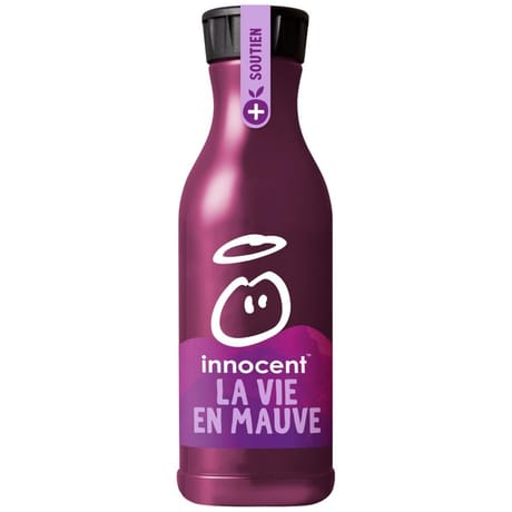 Innocent plus, grenade, framboise et eau de rose la vie en mauve 750ml