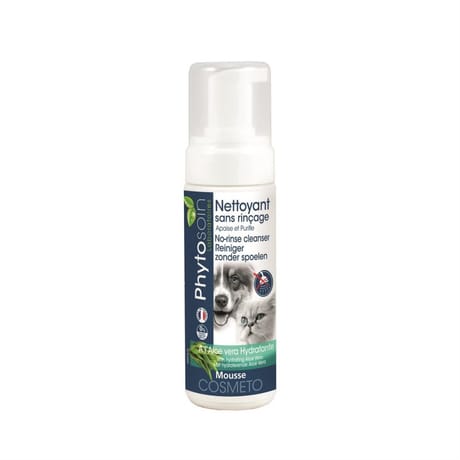 Phytosoin mousse nettoyante a sec chien chat 150ml