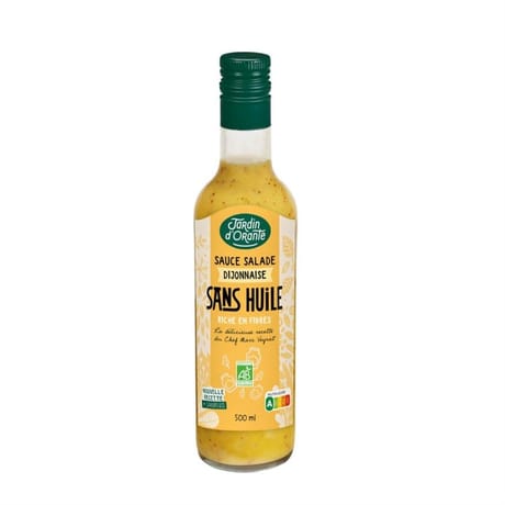 Jardin d'orante sauce salade sans huile bio recette dijonnaise 50cl