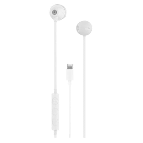 T'nb écouteurs semi intra-auriculaires lightning blanc ESCURVWH