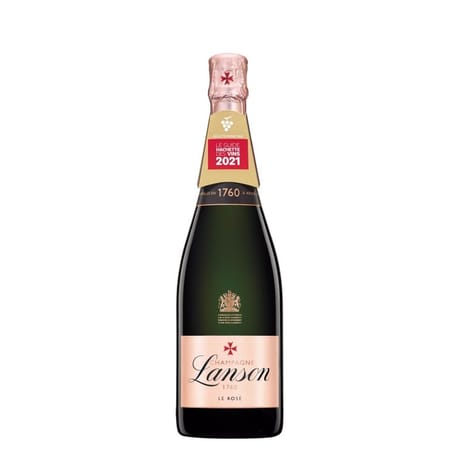 Champagne Lanson rose label 75cl 12.5%vol