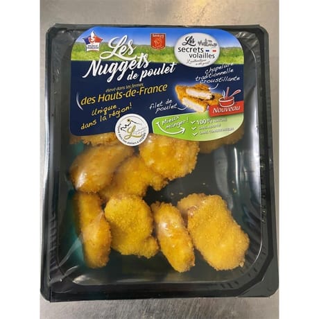 Licques Nuggets à base de poulet des hauts de France 300g