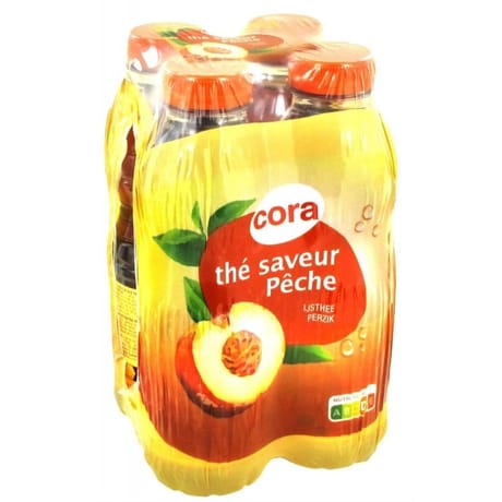 Cora thé saveur pêche 4x50cl