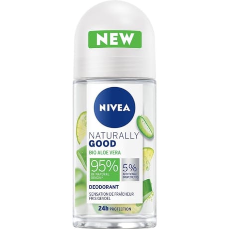 Nivea déodorant bille naturally good aloe vera 50ml