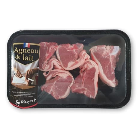 Agneau de lait cotes*** a griller