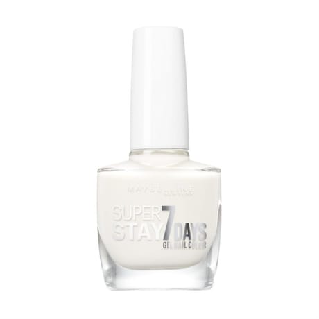 Gemey maybelline vernis à ongles gel superstay 7 days 71 pure white