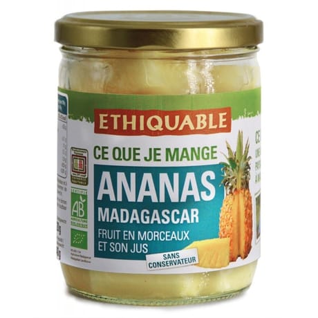 Ethiquable ananas Madagascar bio 420g