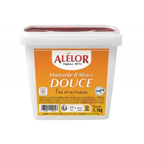 Alélor moutarde douce Alsace seau 1.1kg