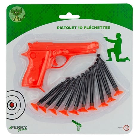 Pistolet 13 cm 10 flèchettes