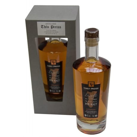 Theo Preiss coffret whisky pur malt 50cl 40%vol
