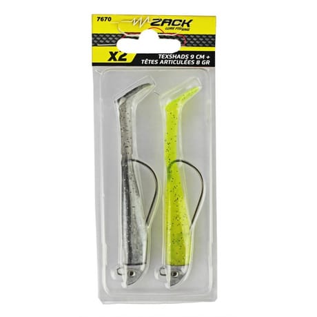 Kit 2 texshad 9cm avec 2 têtes plombées