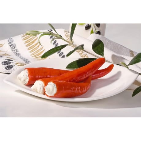 Piments rouges farcis au fromages frais