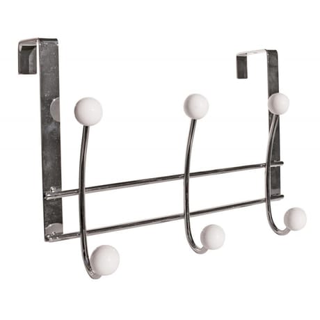 Patères de porte  6 têtes - Métal