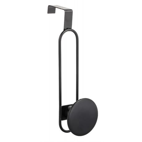 Patére 1 tête métal noir