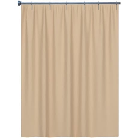Arvix rideau douche peva uni sesame et grenade 140x180 assortis