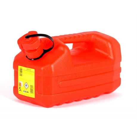 Eda jerrican plastique hydrocarbure 5l - rouge