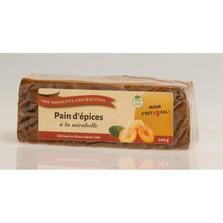 Clair de Lorraine pain d'épices à la mirabelle 200g
