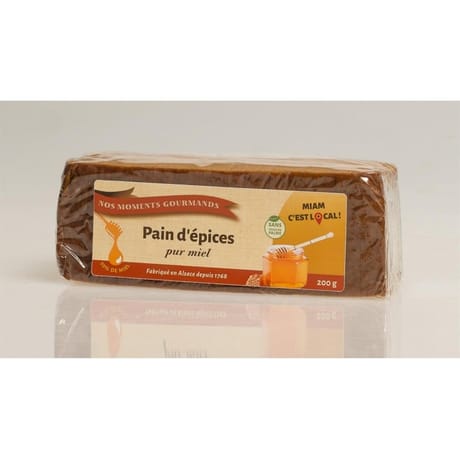 Clair de Lorraine pain d'épices pur miel 200g