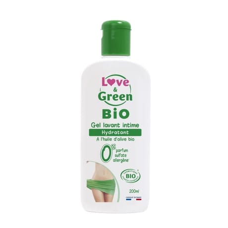 Love & green Gel lavant intime bio hydratant 200ml