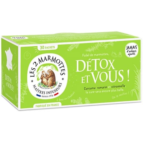 Les 2 marmottes détox et vous 50g