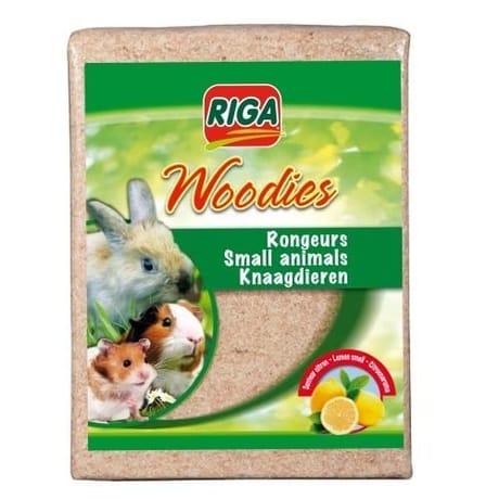 Riga litière copeaux de bois citron 3.6kg