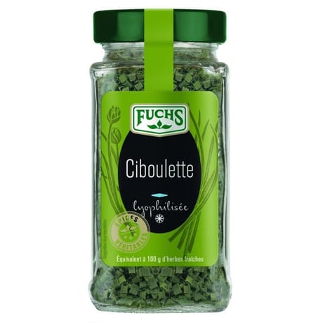 Fuchs ciboulette lyophilisée flacon verre 335ml 10g