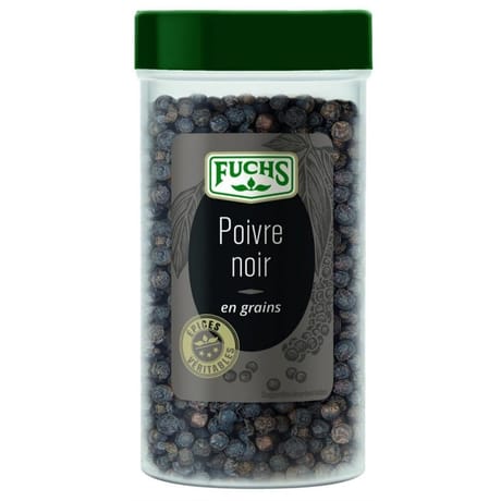 Fuchs poivre noir en grain tubo 100g