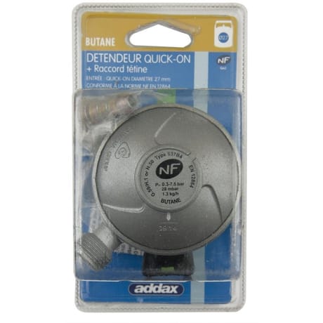 Addax détendeur clip on butane diam 27MM + tét 28MB