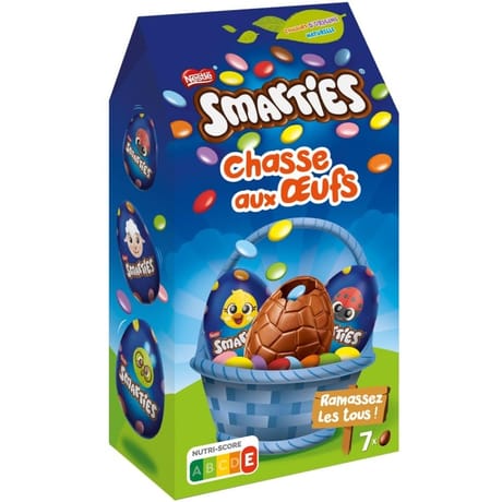 Smarties boîte d'oeufs 122g