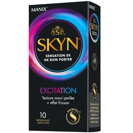 Skin excitation préservatifs x10