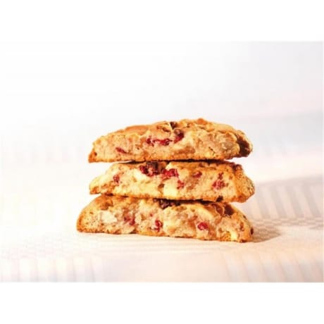 Cookies framboise chocolat blanc x4
