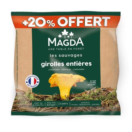 Girolles magda 250 g + 20% offert
