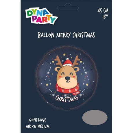 Ballon mylar renne 45cm