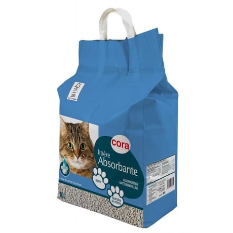 Cora litière absorbante silicate calcium 10L