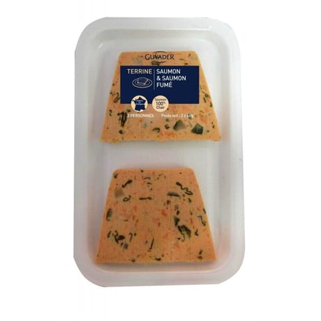 Terrine de saumon et saumon fumé 2x60g