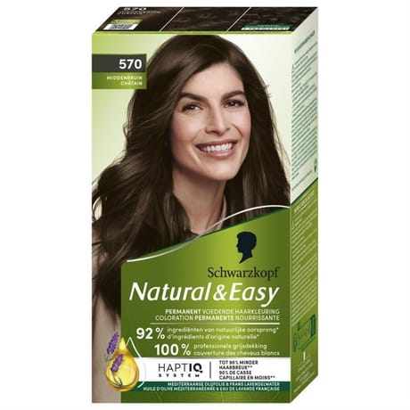 Schwarzkopf natural & easy 570 châtain