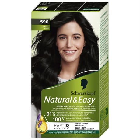 Schwarzkopf natural & easy coloration 590 noir