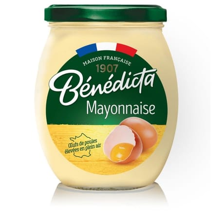 Benedicta mayonnaise nature bocal 255g