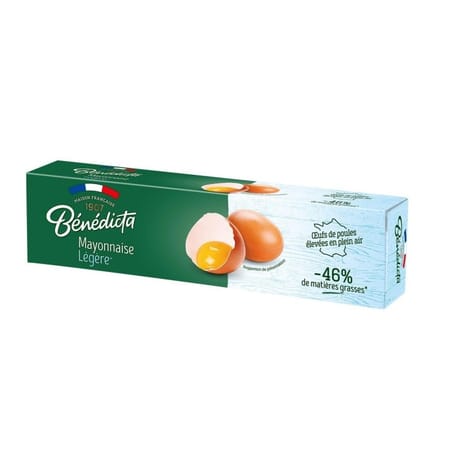 Benedicta mayonnaise légère tube 180g