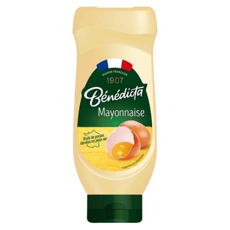 Benedicta mayonnaise nature flacon souple 585g