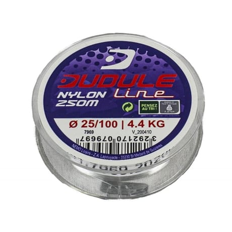 Nylon transparent 250m dudule