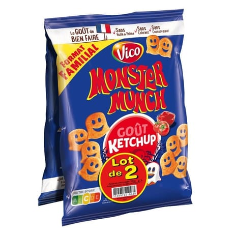Monster munch ketchup lot de 2 x 135g